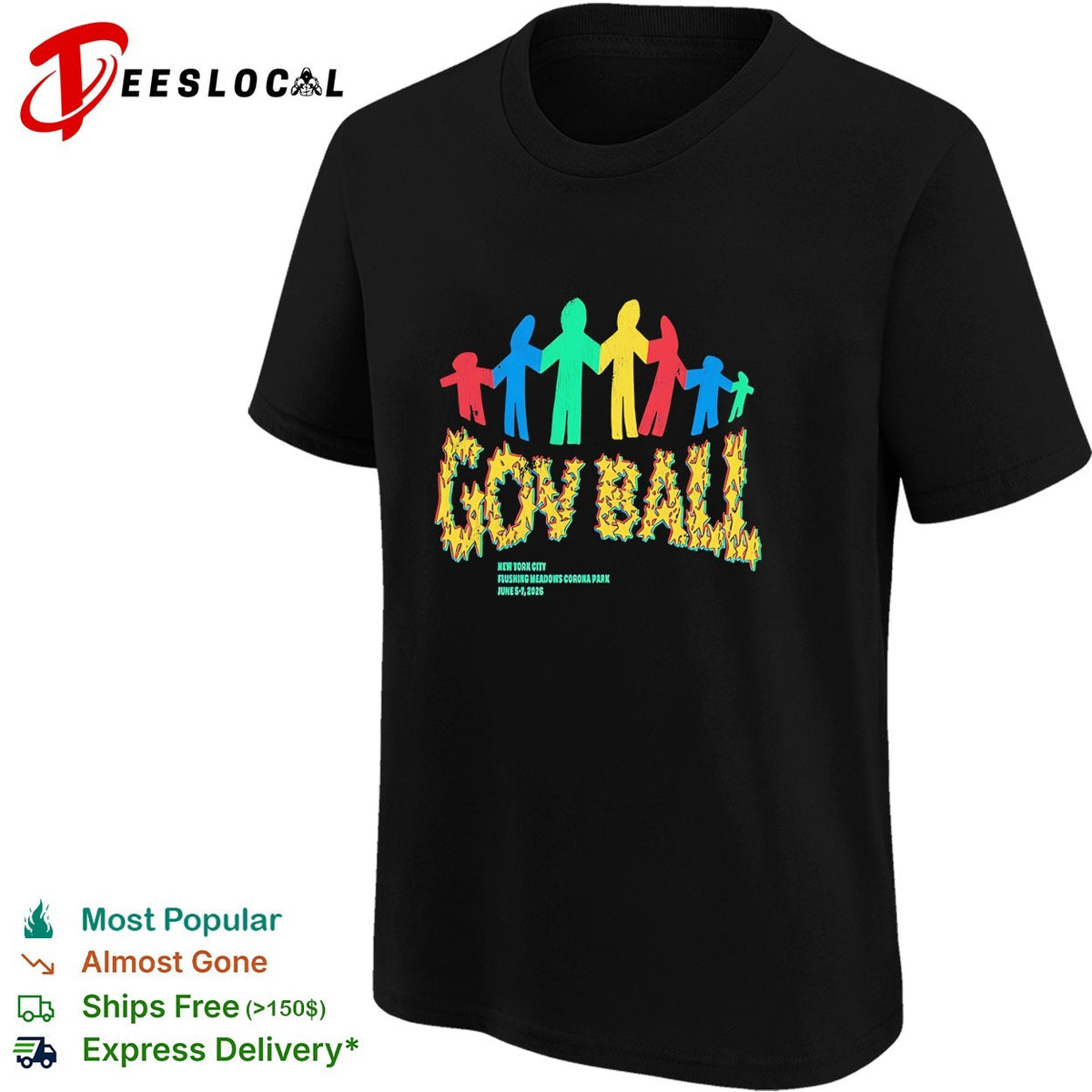 Governors Ball June 5 7 2026 New York shirt