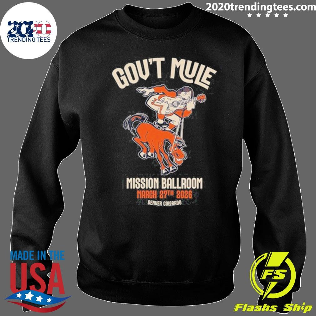 Gov’t Mule Mission Ballroom March 27th 2026 Denver Colorado Shirt