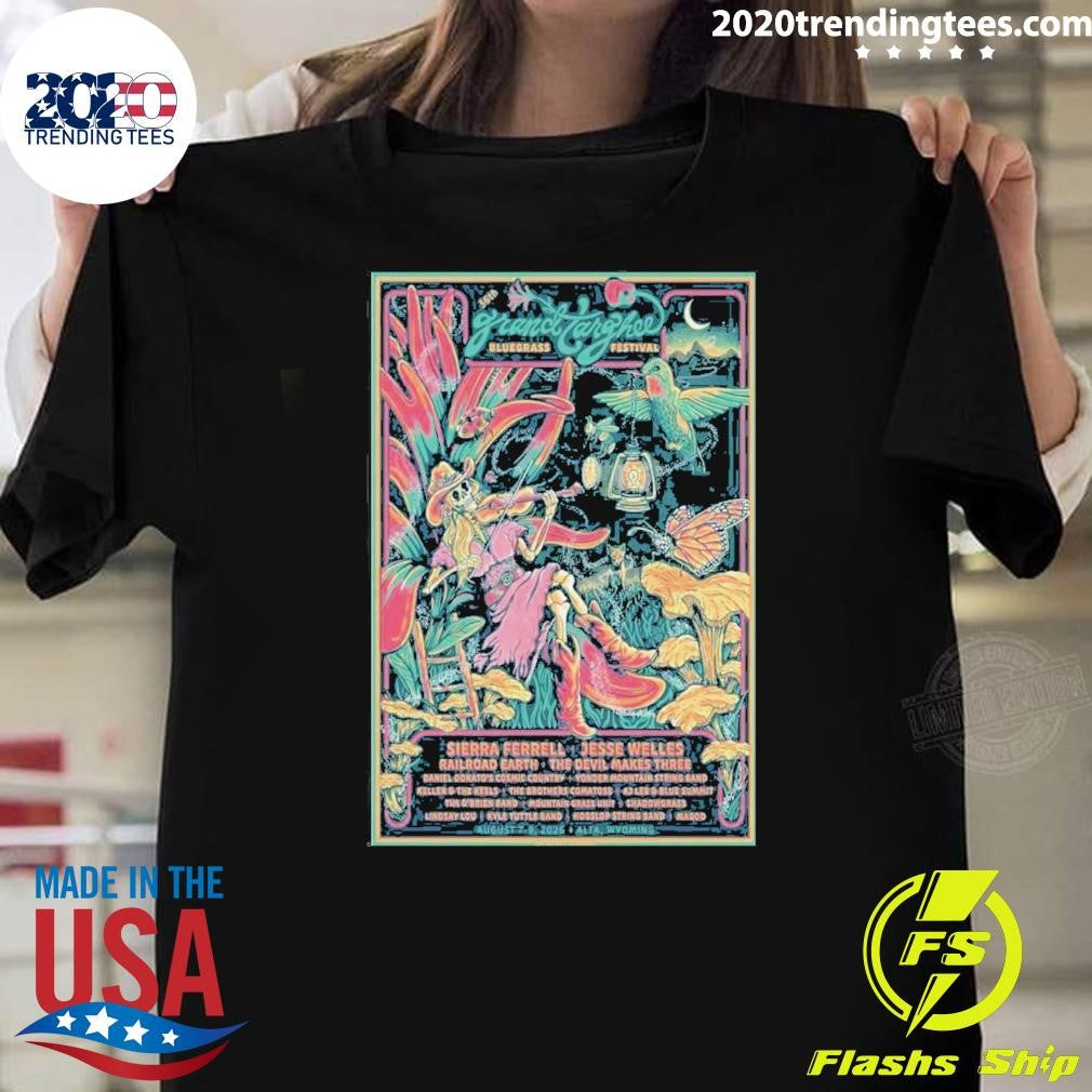 Grand Targhee Alta, Wyoming Aug 7-9 2026 Poster Shirt