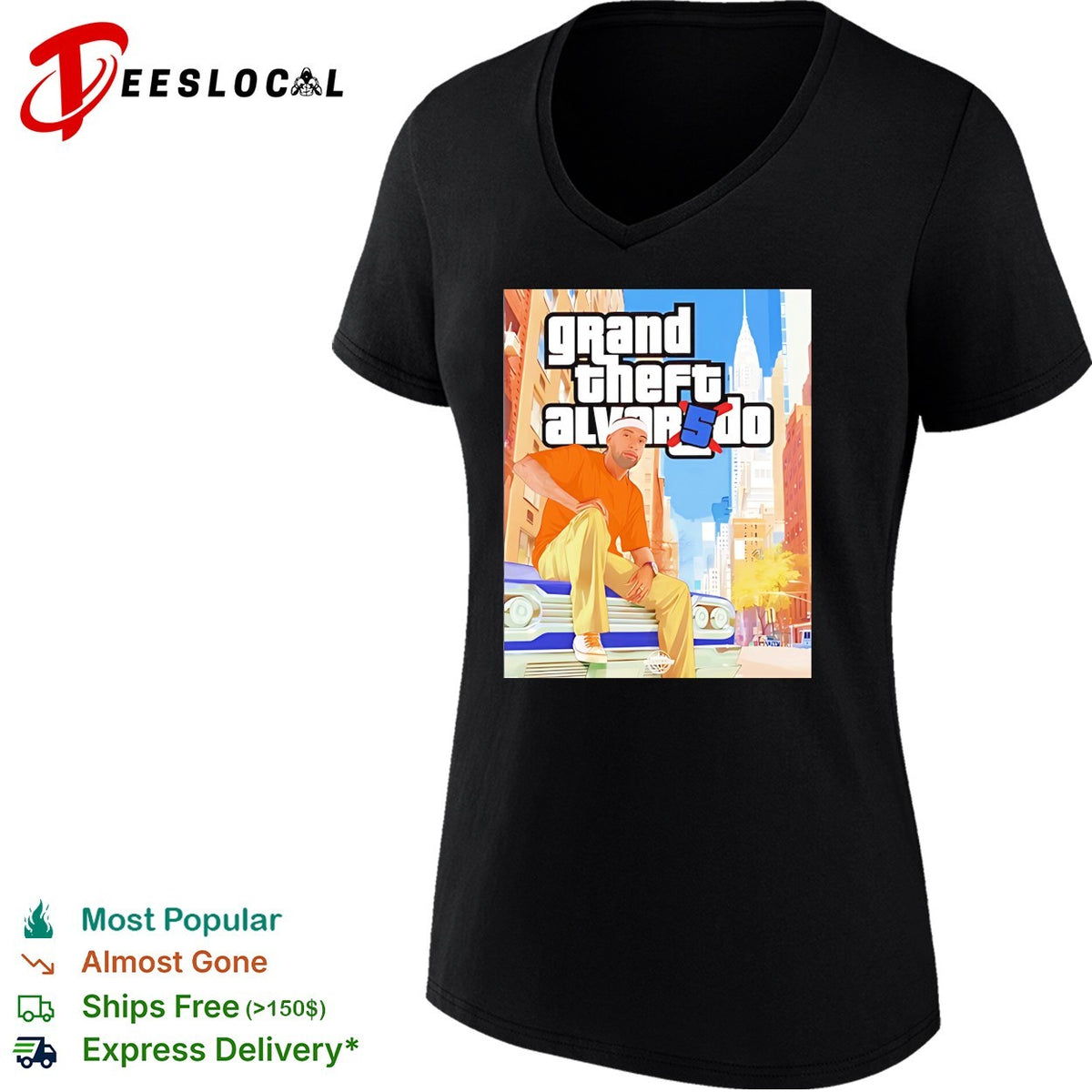 Grand Theft Alvar5do Steal City Edition vintage shirt