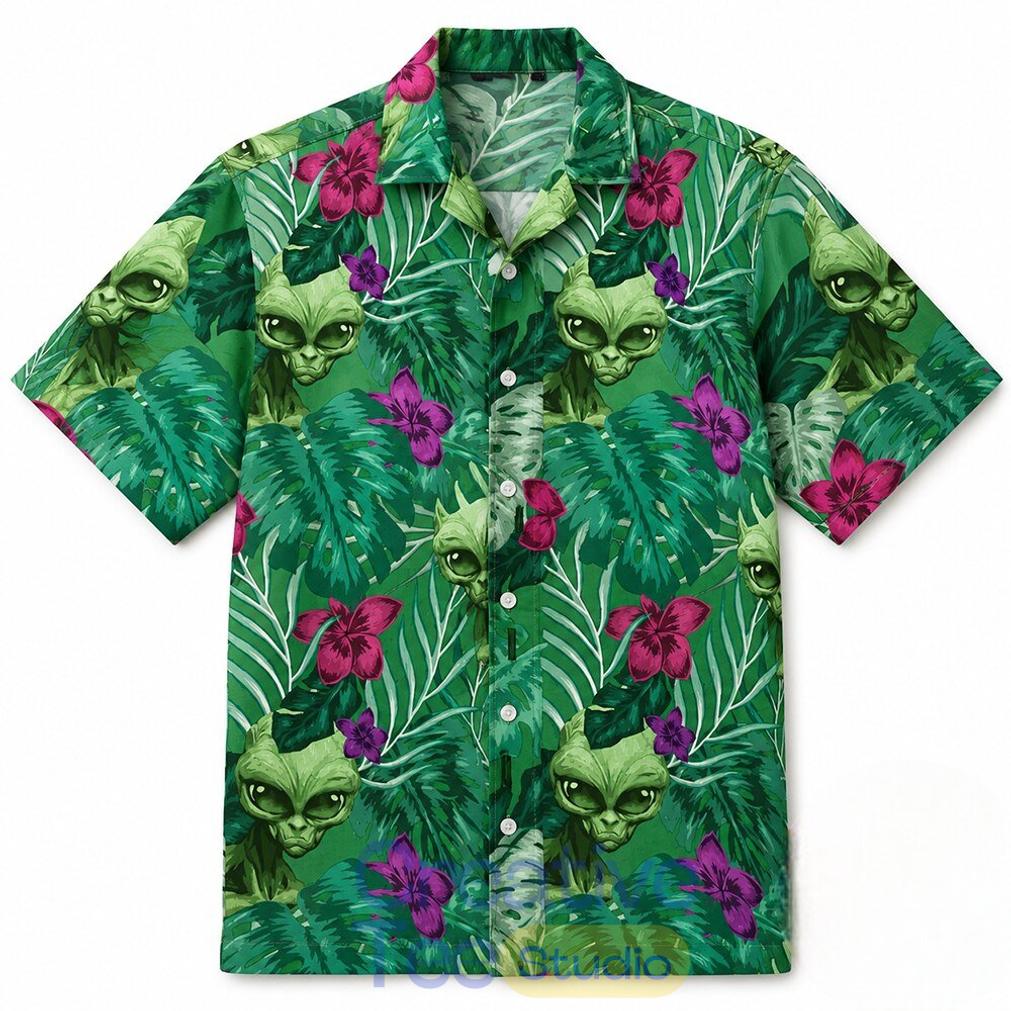 Grand Theft Auto VI GTA 6 Cal Hampton Alien Tropical Hawaiian Shirt