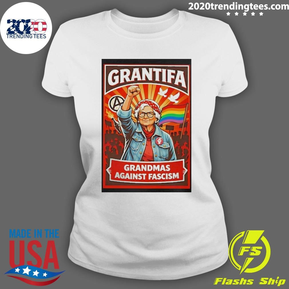 Grantifa Grandmas Against Fascism Graphic Shirt