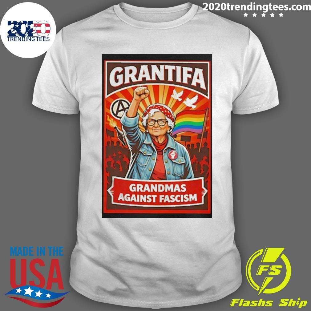 Grantifa Grandmas Against Fascism Graphic Shirt