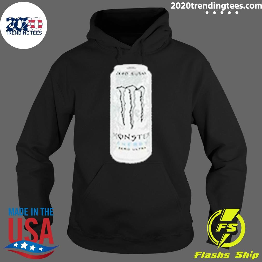 Graphite Embroidery White Monster Patch Shirt