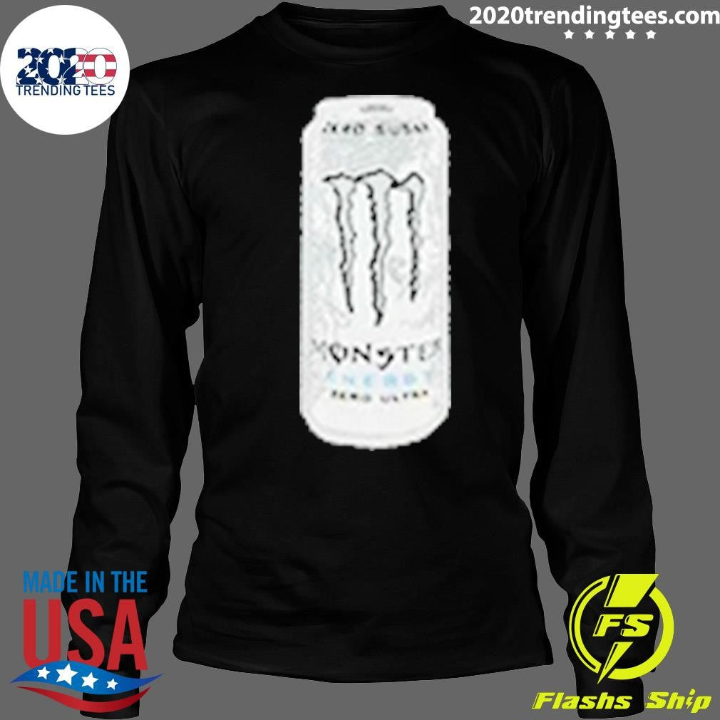 Graphite Embroidery White Monster Patch Shirt