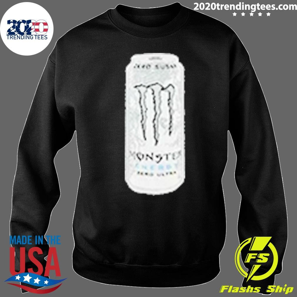 Graphite Embroidery White Monster Patch Shirt