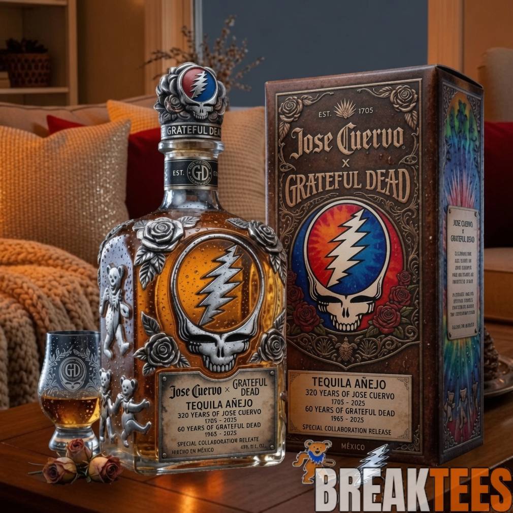 Grateful Dead 60th Anniversary And Jose Cuervos 320th Anniversary Whiskey Decanter