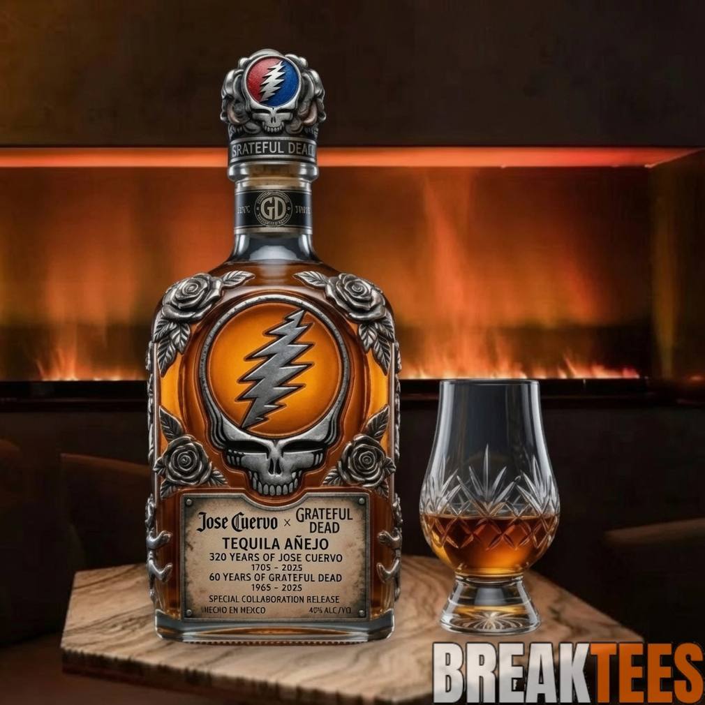 Grateful Dead 60th Anniversary And Jose Cuervos 320th Anniversary Whiskey Decanter