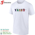 Grateful Dead Dancing Bears Golf Swing Sequence Shirt