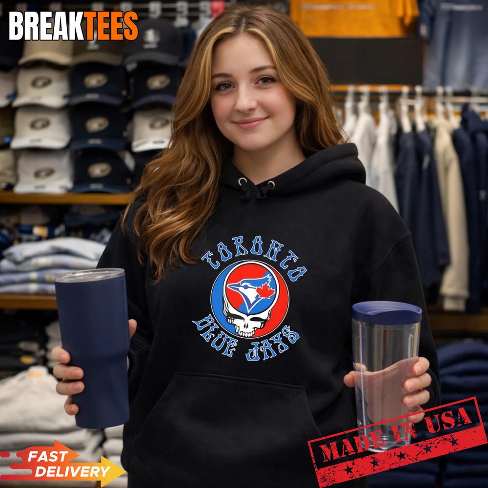 Grateful Dead x Toronto Blue Jays Baseball Logo T-Shirt