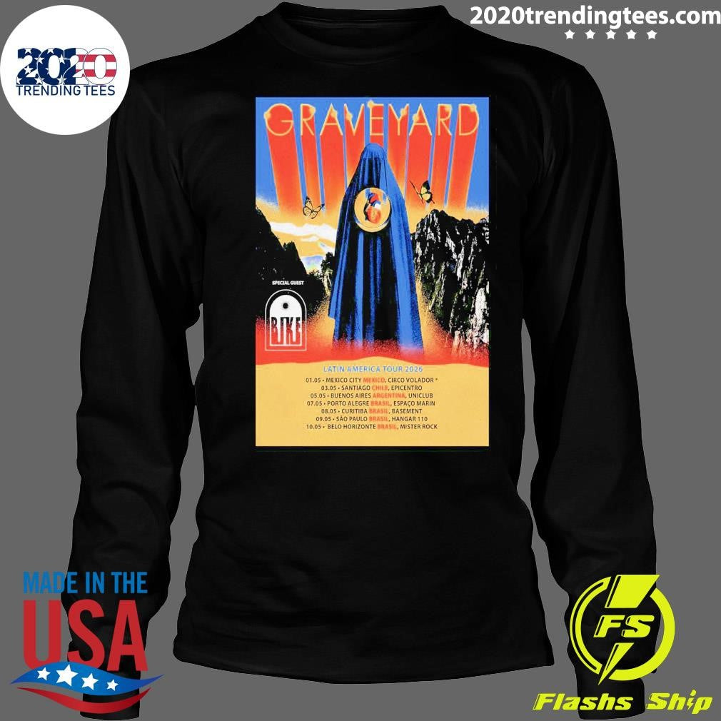 Graveyard Latin America 2026 Tour Shirt