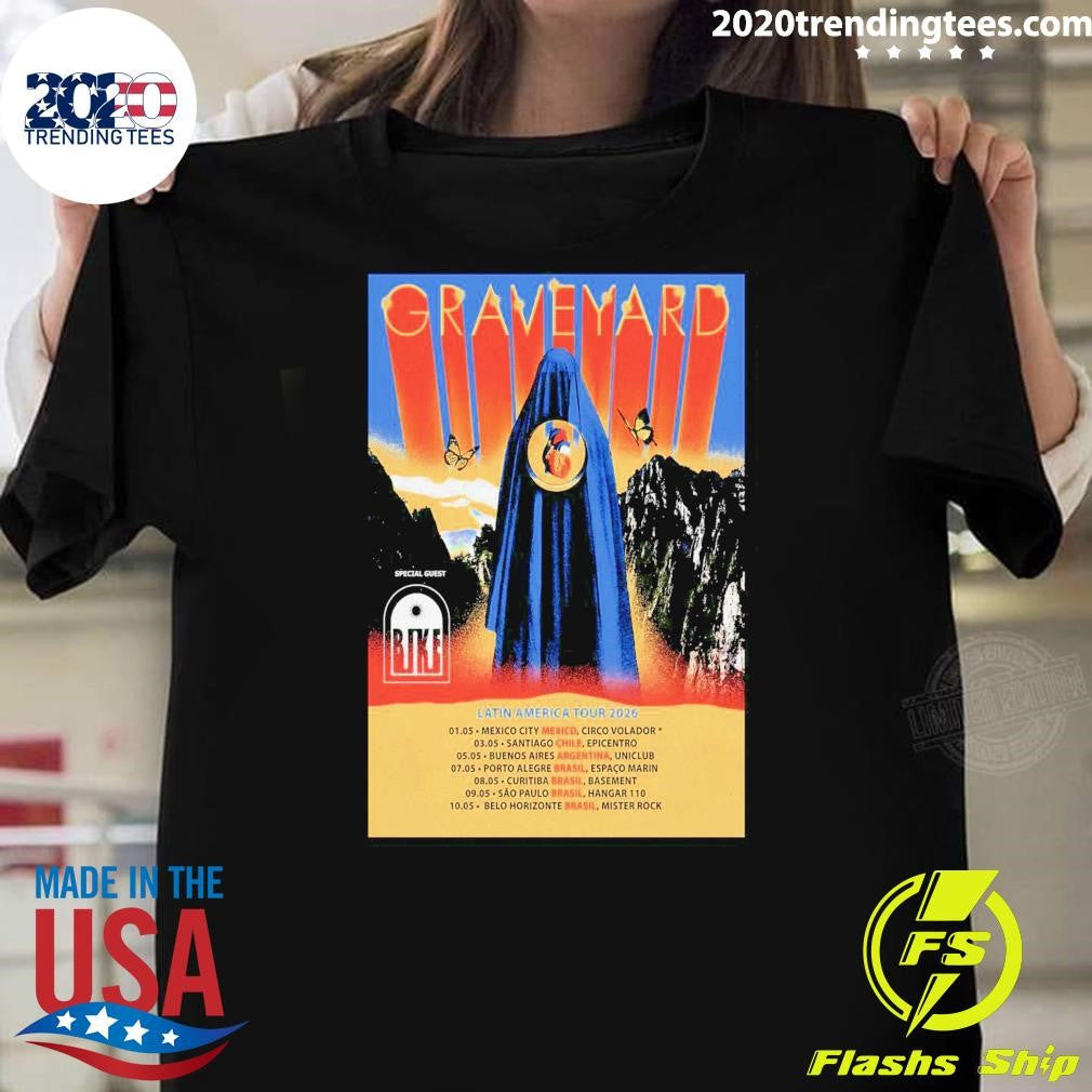 Graveyard Latin America 2026 Tour Shirt