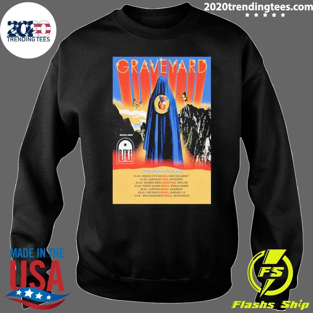 Graveyard Latin America 2026 Tour Shirt