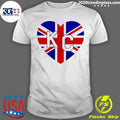 Great Britain Kansas City Kc In Heart Shirt