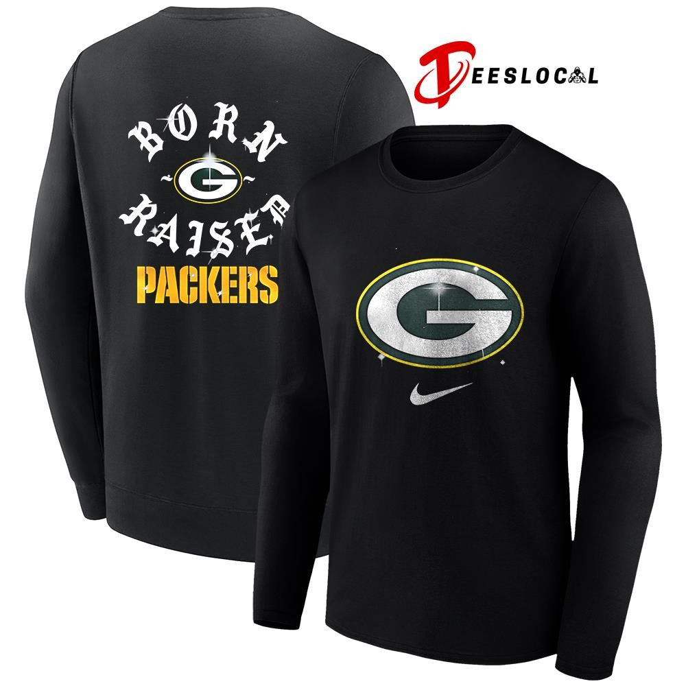Green Bay Packers x Born and Raised logo shirt