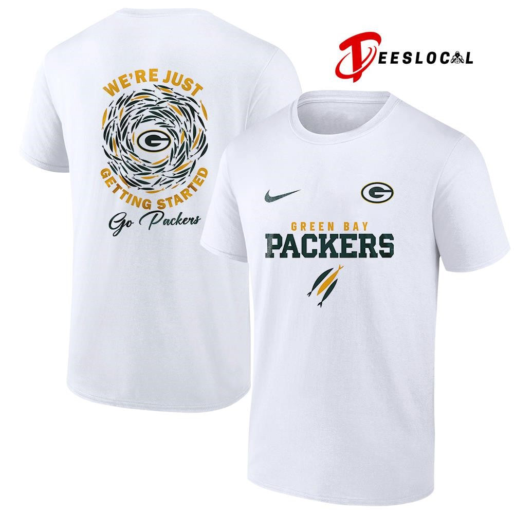Green Bay Packers x The Chosen we’re just getting started logo shirt