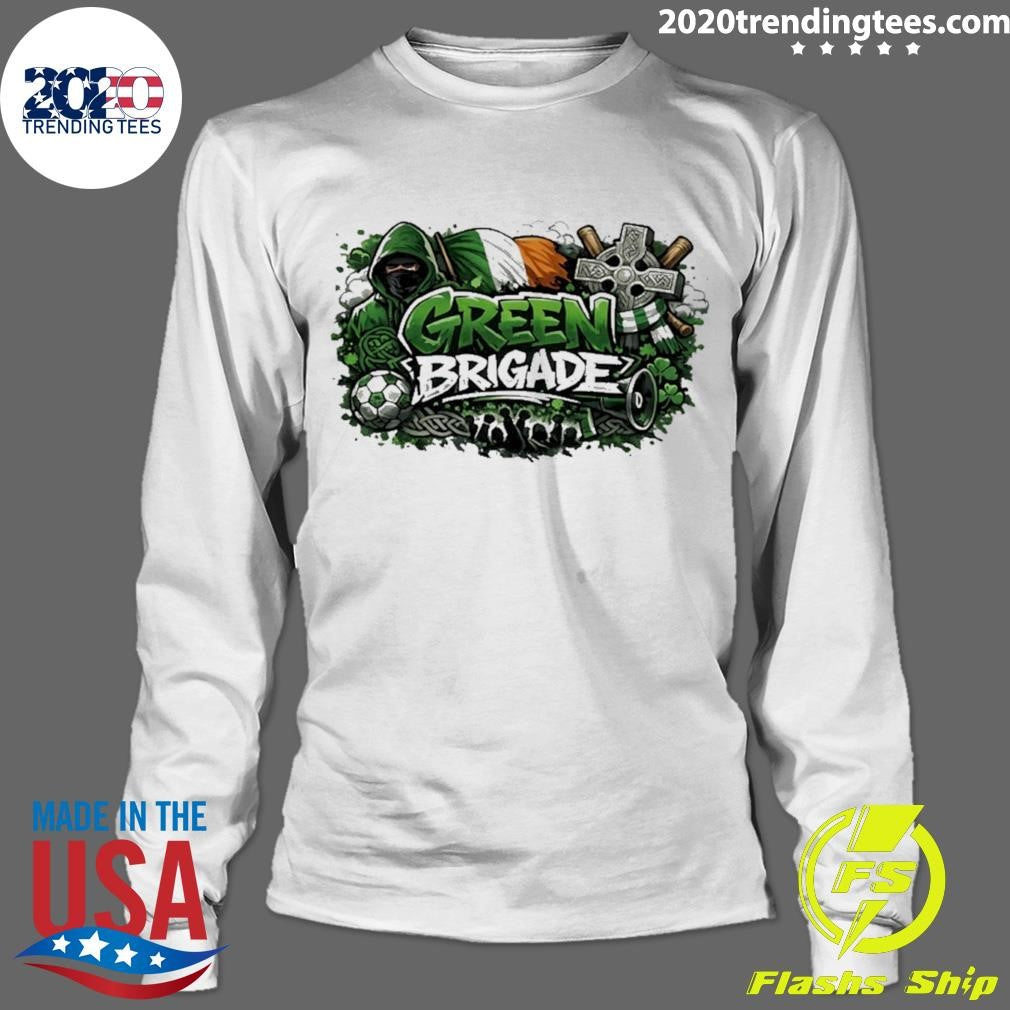 Green Brigade Fans Celtic F.c Shirt