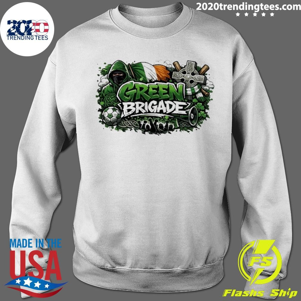 Green Brigade Fans Celtic F.c Shirt