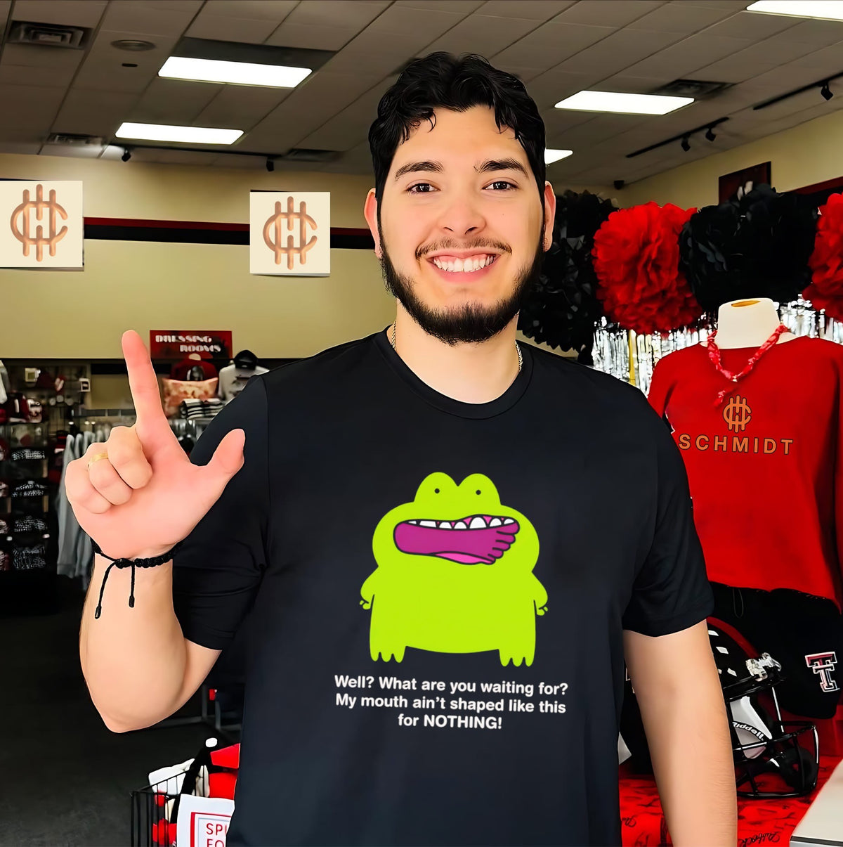Green Frog Well What Are You Waiting For My Mouth Ain’t Shaped Like This for Nothing shirt