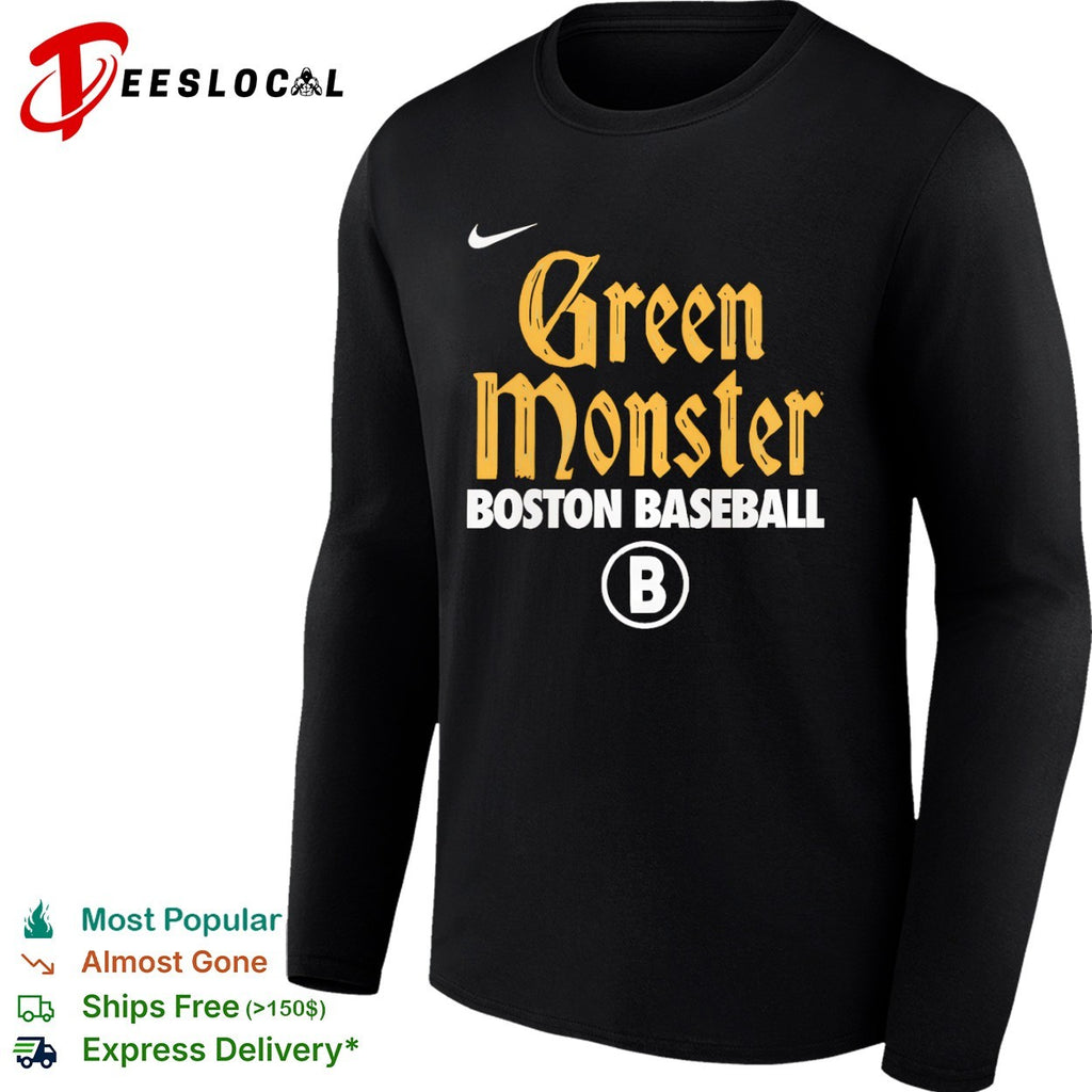 Green Monster Boston Baseball MLB Shirt