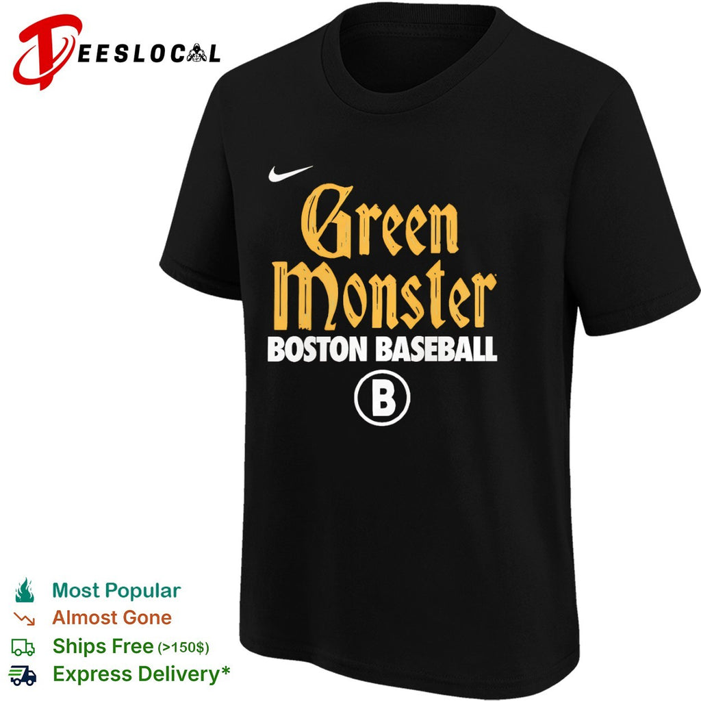 Green Monster Boston Baseball MLB Shirt