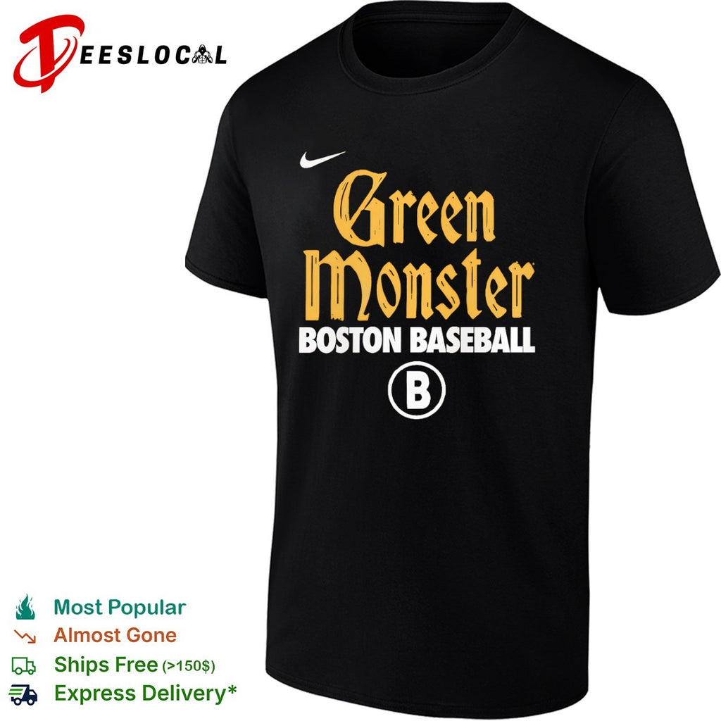 Green Monster Boston Baseball MLB Shirt