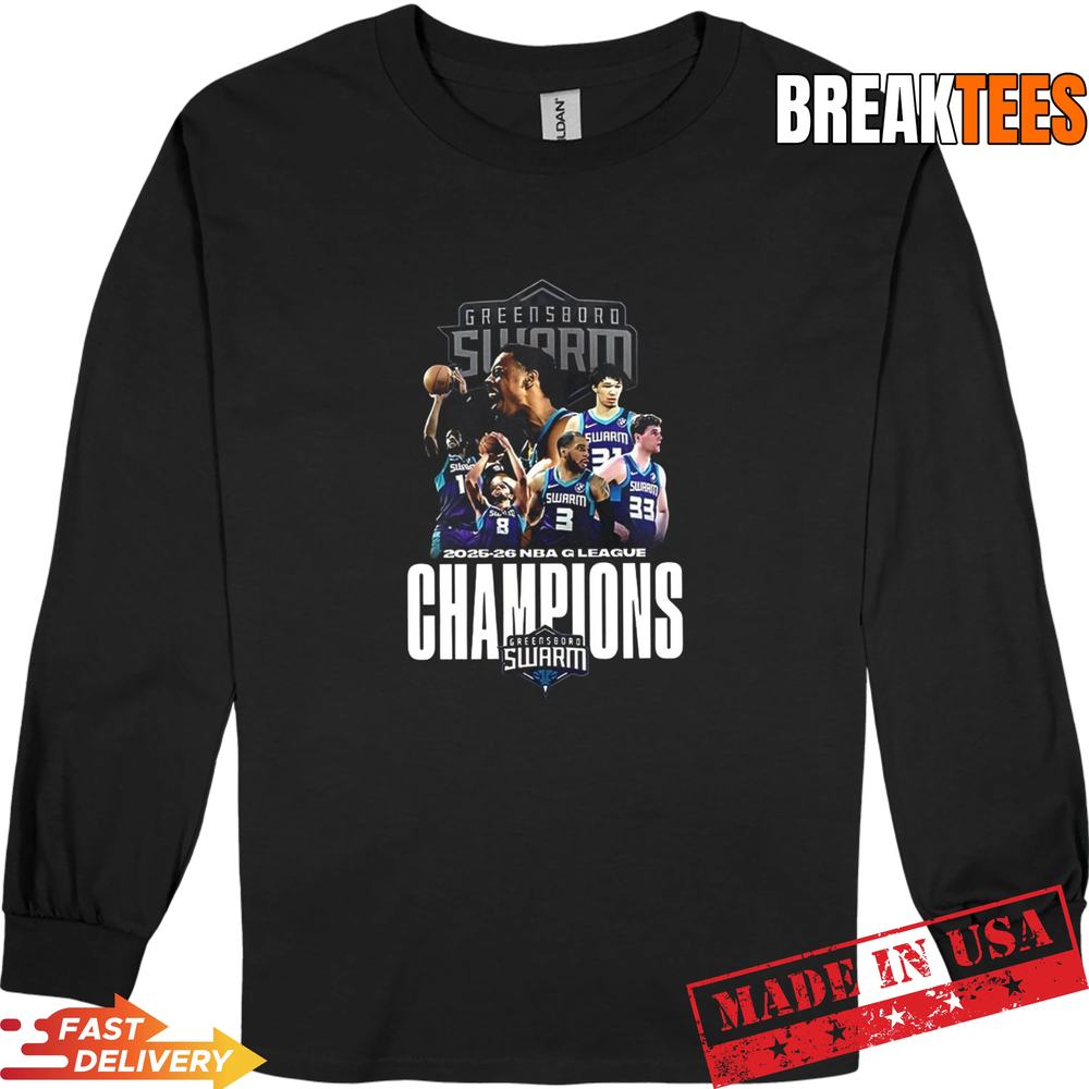 Greensboro Swarm NBA League Champions 2025-2026 t-shirt