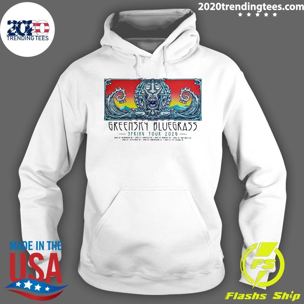 Greensky Bluegrass Spring Tour 26 Poster Shirt