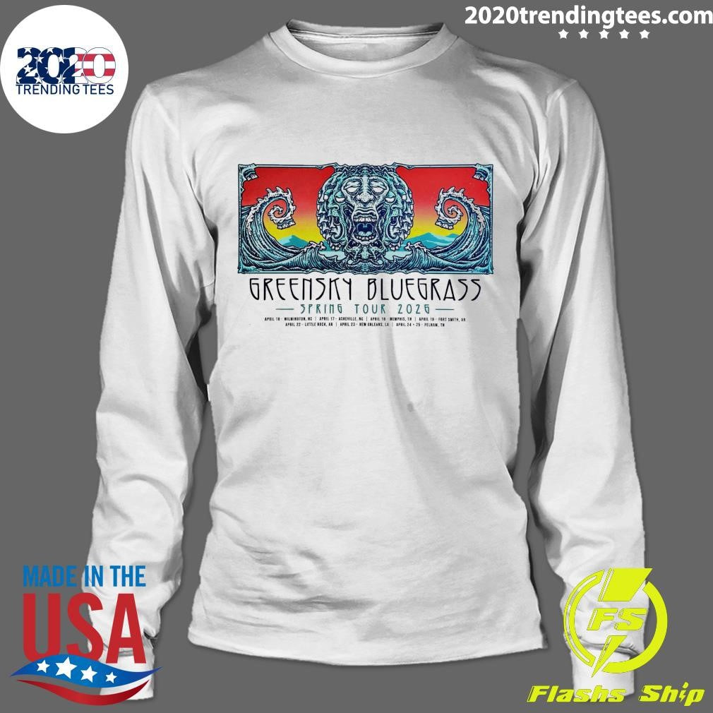 Greensky Bluegrass Spring Tour 26 Poster Shirt