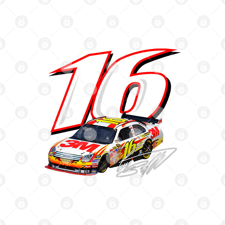 Greg Biffle NASCAR No.16 T Shirt