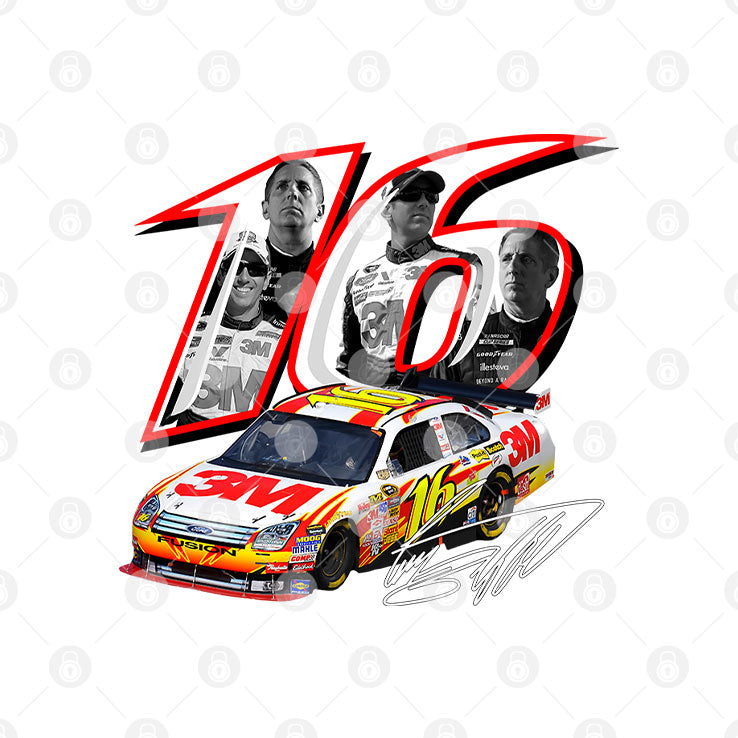 Greg Biffle NASCAR No.16 T Shirt