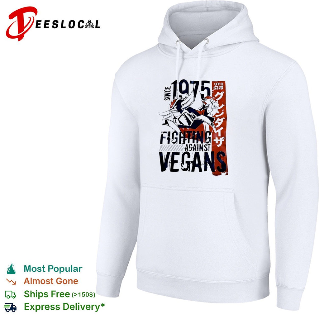 Grendizer UFO Robo Since 1975 Fighting Against Vegans Anime Action Sci Fi shirt