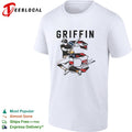 Griffin Tucker Atlanta Braves MLB Player Signature American Flag Baseball shirt