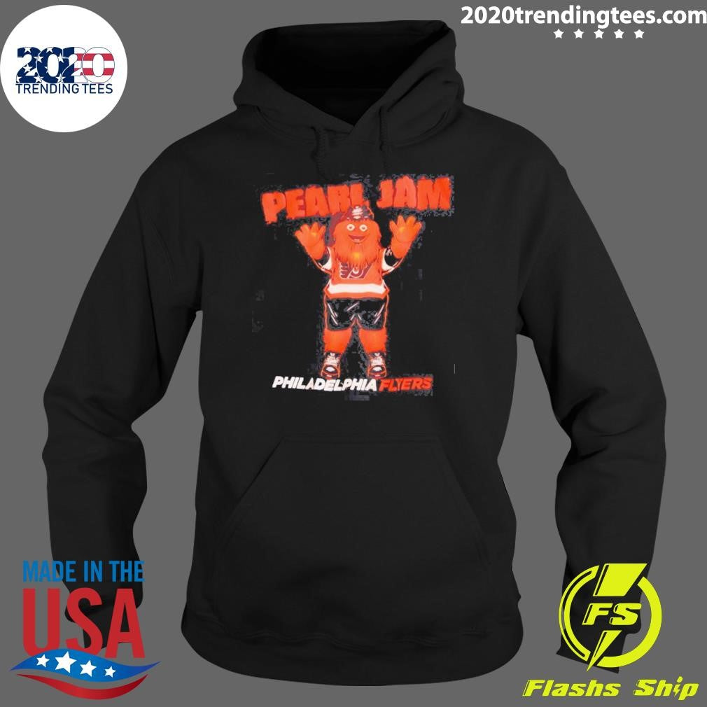 Gritty Pearl Jam Night Philadelphia Flyers Hockey Mascot Shirt