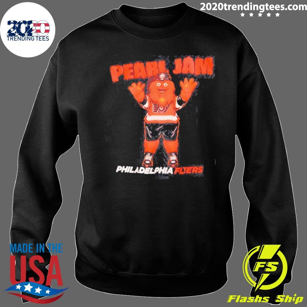 Gritty Pearl Jam Night Philadelphia Flyers Hockey Mascot Shirt