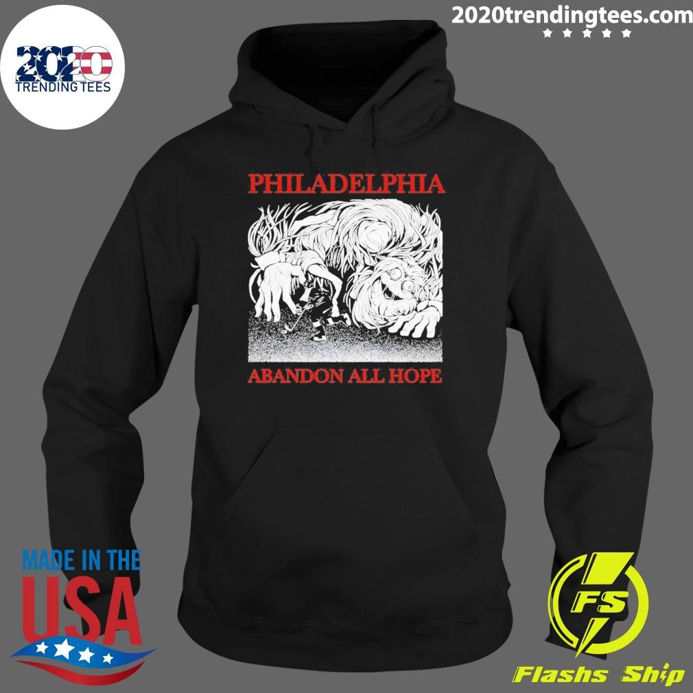 Gritty Philadelphia Flyers Hockey Abandon All Hope Nhl Stanley Cup Playoffs 2026 Shirt