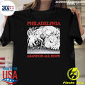 Gritty Philadelphia Flyers Hockey Abandon All Hope Nhl Stanley Cup Playoffs 2026 Shirt