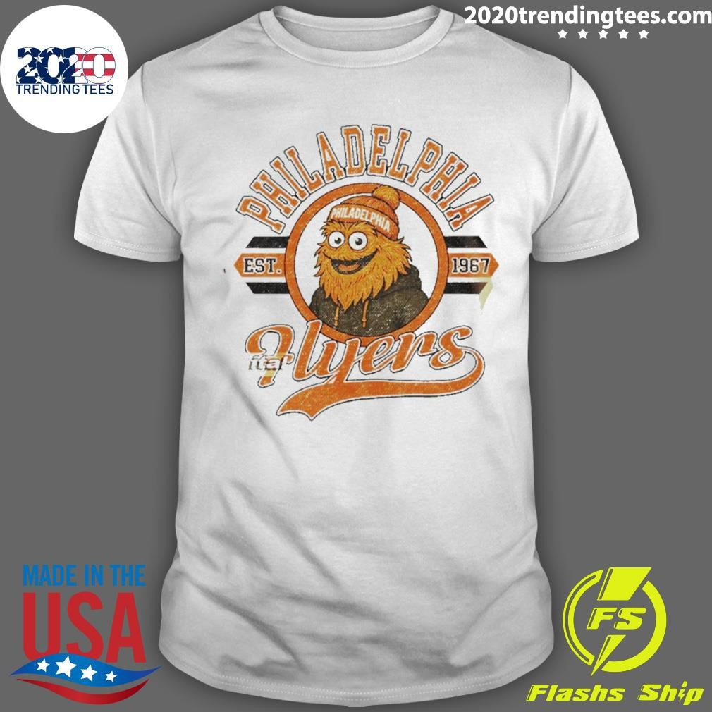 Gritty Philadelphia Flyers Hockey Est 1967 Nhl 2026 Vintage Shirt
