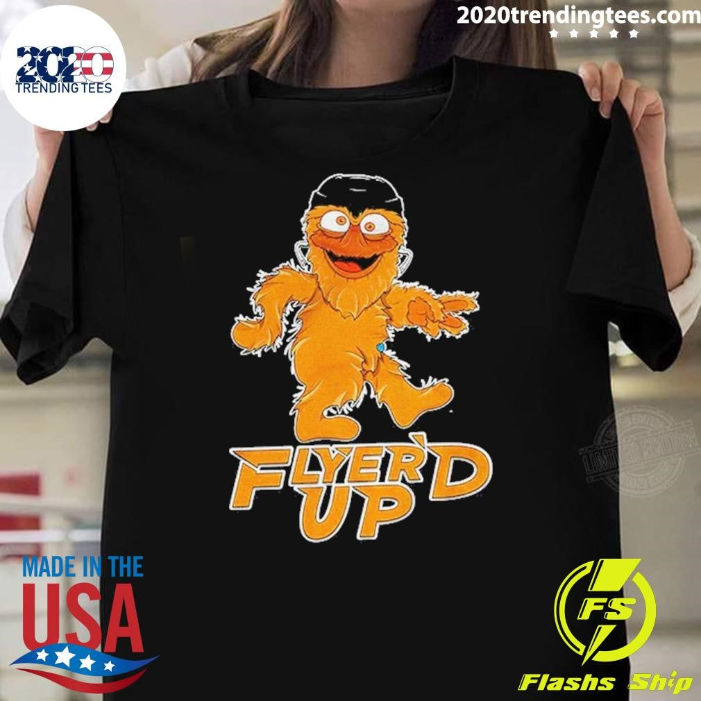 Gritty Philadelphia Flyers Hockey Mascot Flyer’d Up 2026 Shirt