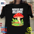 Grumpy Frog Under Mushroom Leave Me Alone Shirt