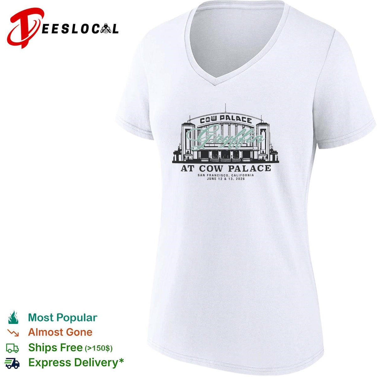 Gryffin at Cow Palace San Francisco concert poster shirt