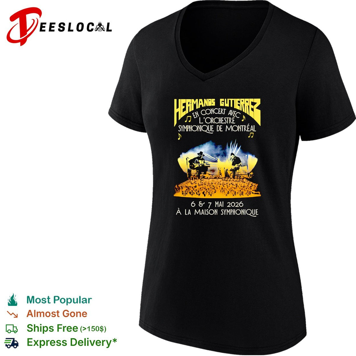 Guitar duo symphony orchestra concert Montreal Maison Symphonique May 2026 shirt