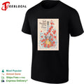 Guitar roses botanical folk concert framed poster art shirt