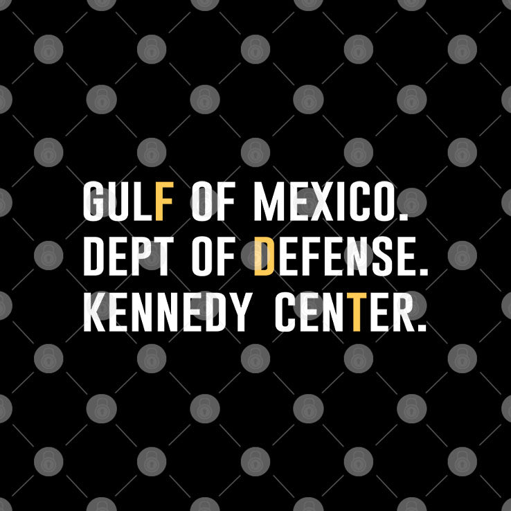 Gulf Of Mexico Dept Of Defense Kennedy Center T Shirt