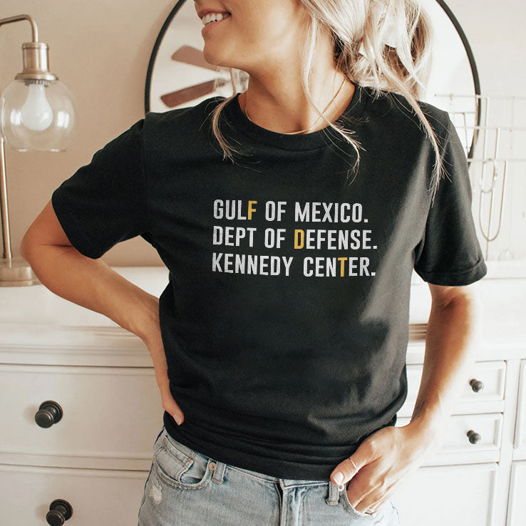 Gulf Of Mexico Dept Of Defense Kennedy Center T Shirt