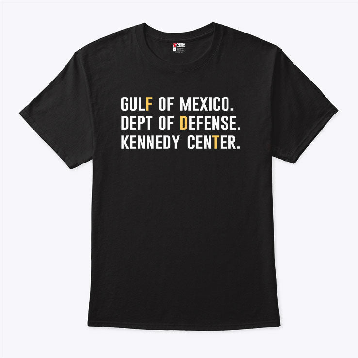 Gulf Of Mexico Dept Of Defense Kennedy Center T Shirt