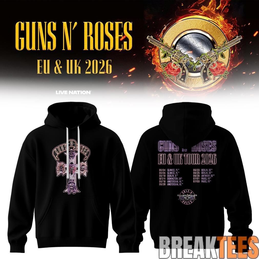 Guns N’ Roses World Tour 2026 Limited Hoodie