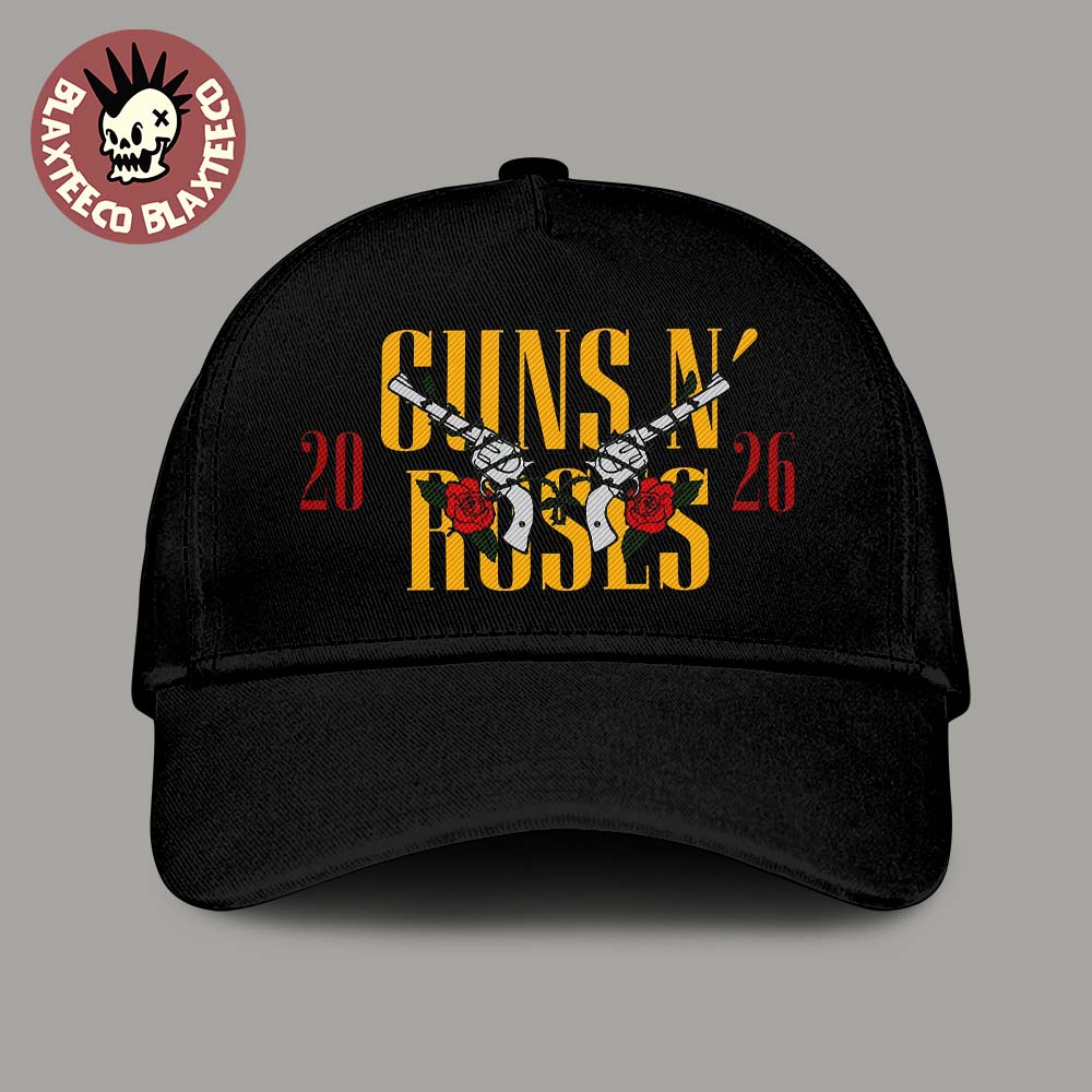 Guns N Roses World Tour 2026 Merch Logo Hat