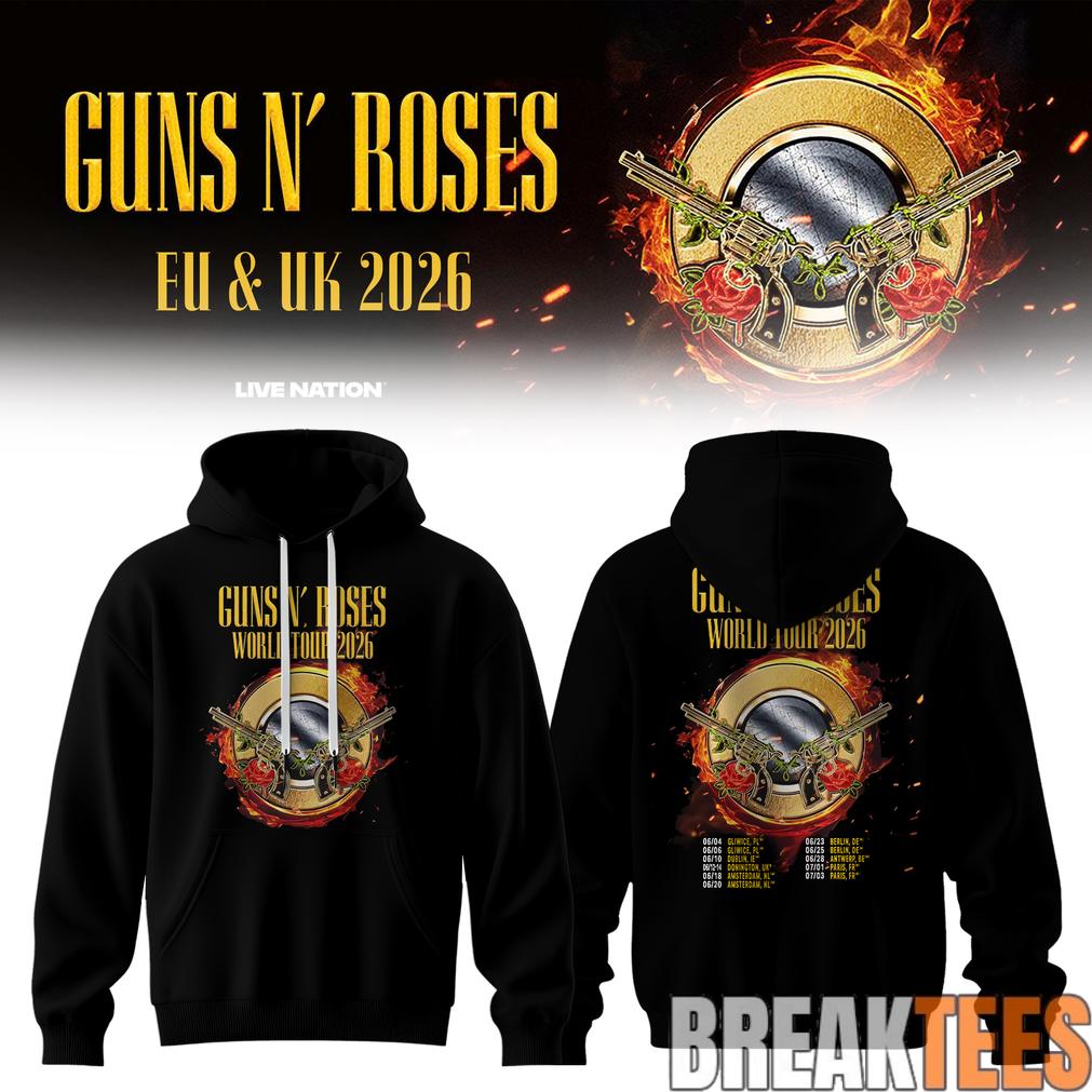Guns N’ Roses World Tour 2026 Special Hoodie