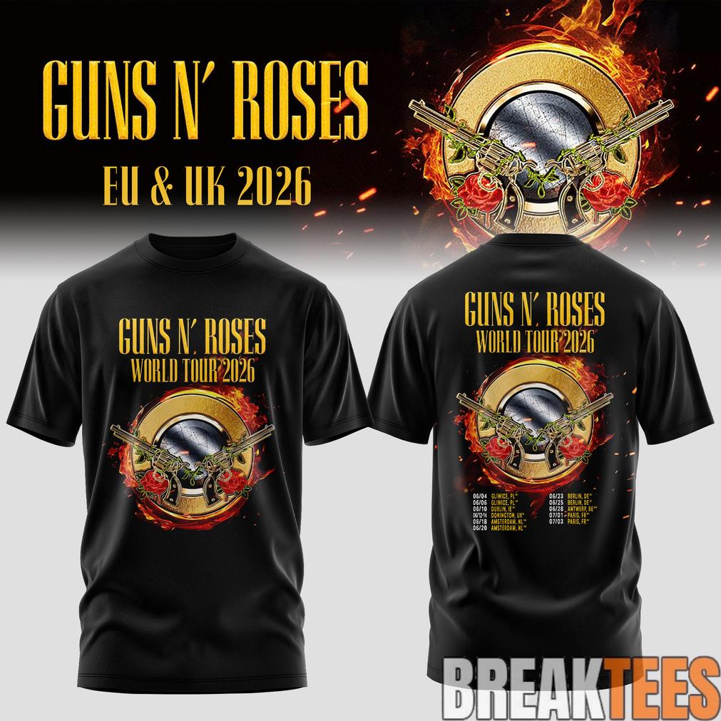 Guns N’ Roses World Tour 2026 T-Shirt